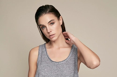 Fashion model retouching