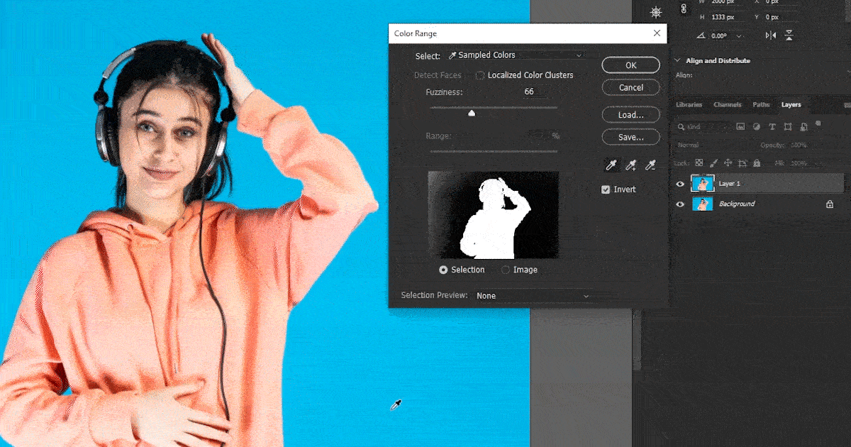 Background color removal