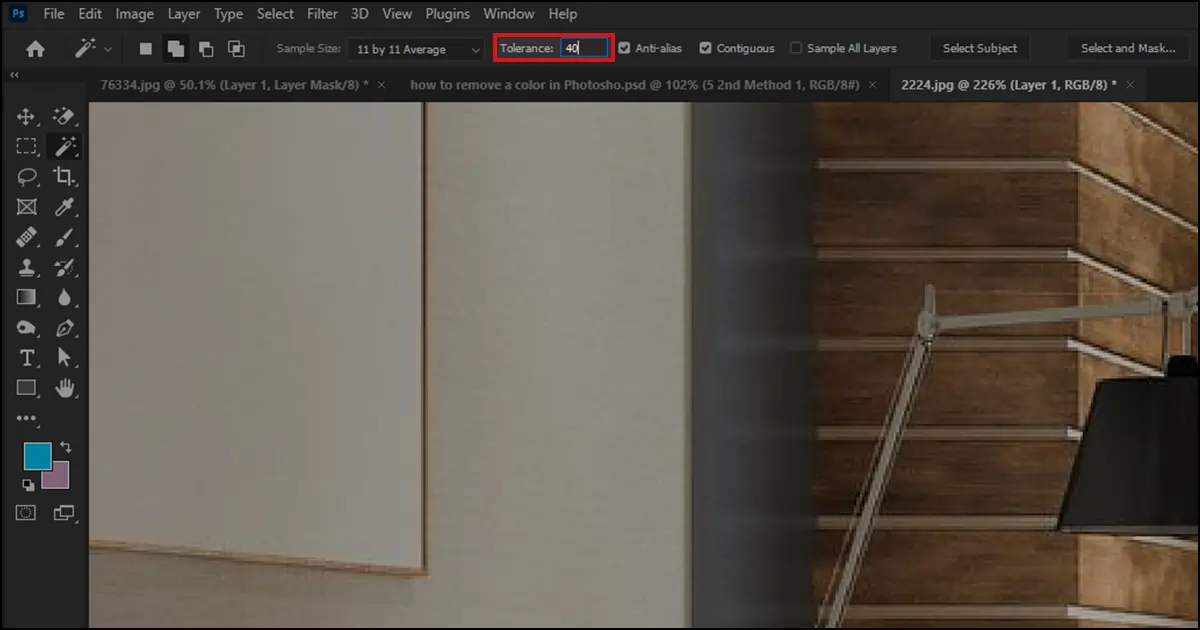 Specific color removal-2