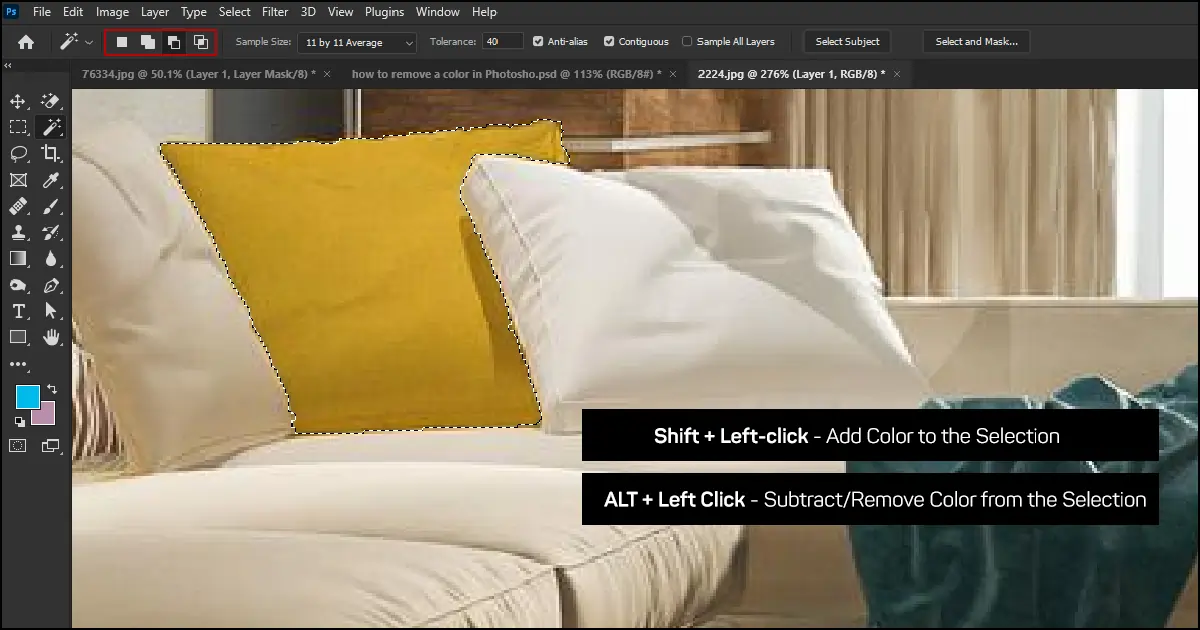 Specific color removal-3