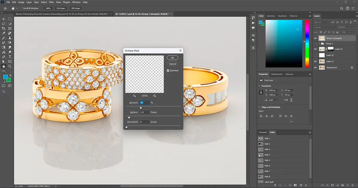 Speed Up Your Work With These Photoshop Tips for Bracelet Photography