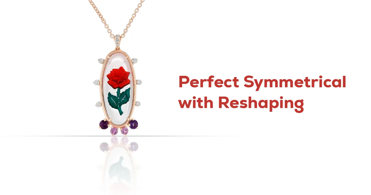 Necklace Perfect Symmetrical with Reshaping